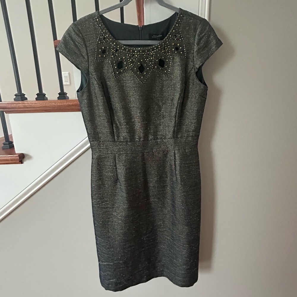Elegant Black Dress with Embellishments